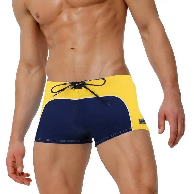 UnKnown [해외] 남자 실내 남성 숏 수영복 바지 Austinbem Zwembroek Heren Melting Mens Swim Briefs Sungas De Praia Homen Bathing Shorts 게이 섹시한 팬