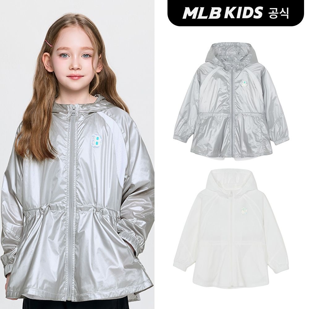 MLB 키즈 (공식)26SS 걸즈 애슬레저 미드 바람막이 (2color) 7FWJA0161