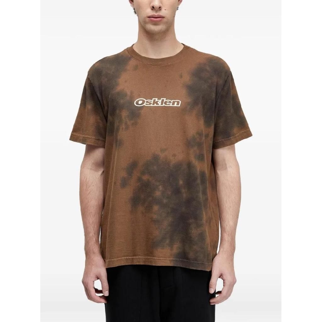 오스클랜 로고 프린트 워싱 티셔츠 76240 TP452594294