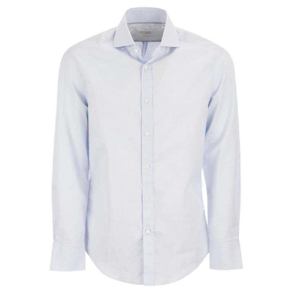 브루넬로 쿠치넬리 긴팔 슬림핏 셔츠 M0UC41718 C735 TP944282743