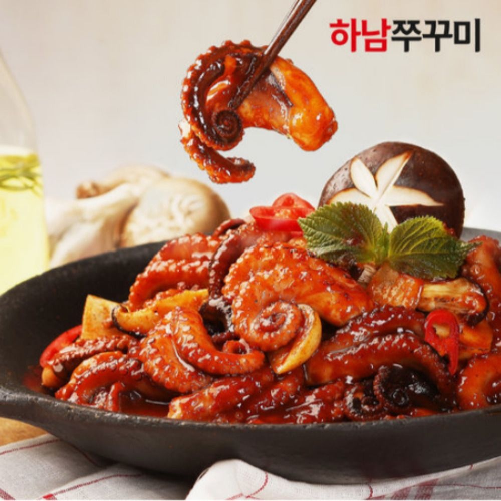 하남쭈꾸미 500g, 5팩[약간매운맛 3팩 + 매운맛  2팩]