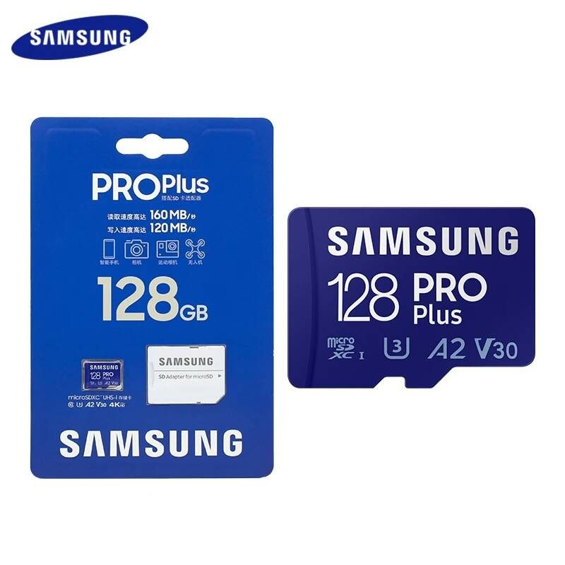 [해외] SD 메모리 블랙박스 카드 핸드폰 게임기 태블릿 노트북 에스디 기존 SAMSUNG PRO Plus microSDXC 128g 256g 512g A2 V30 고속 최