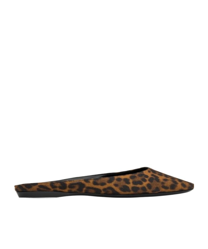 생로랑 Conti Saint Laurent Fabric Women Shoes Sandles Mid Heel 825329AAC4B2094