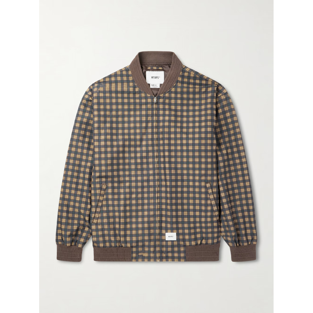 더블탭스 더블탭스 26 SS WTAPS® 26 SS 베이지 체크 셸 재킷 TP571360583