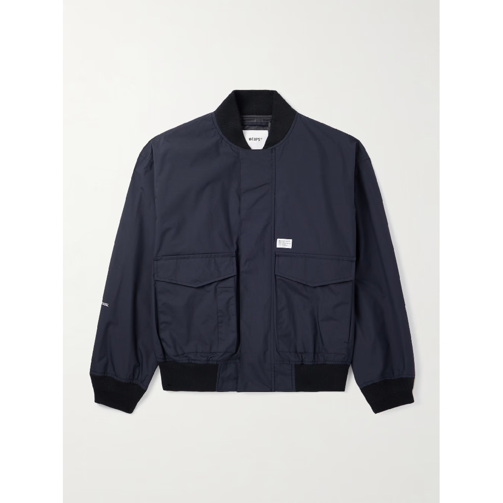 더블탭스 더블탭스 26 SS WTAPS 블랙 로고 장식 PERTEX 나일론 타프타 재킷 (TP571361353) TP571361348