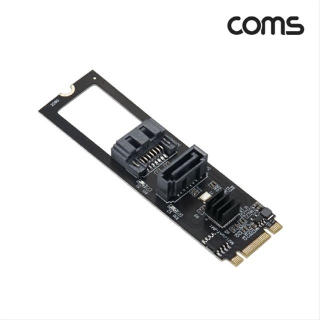 Coms M.2 NVME M Key B M Key to 듀얼 SATA 컨버터 2Port