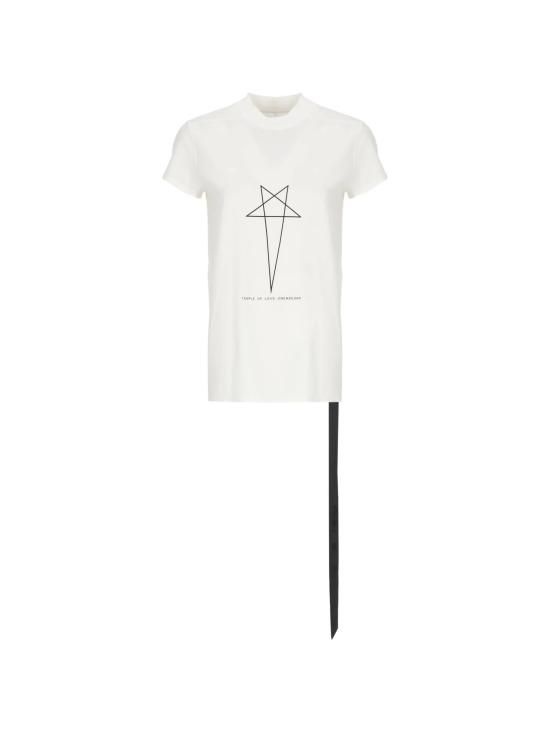 [해외] 릭 오웬스 26SS 다크쉐도우 반팔 티셔츠 DS01F4208RNEP31109 WHITE