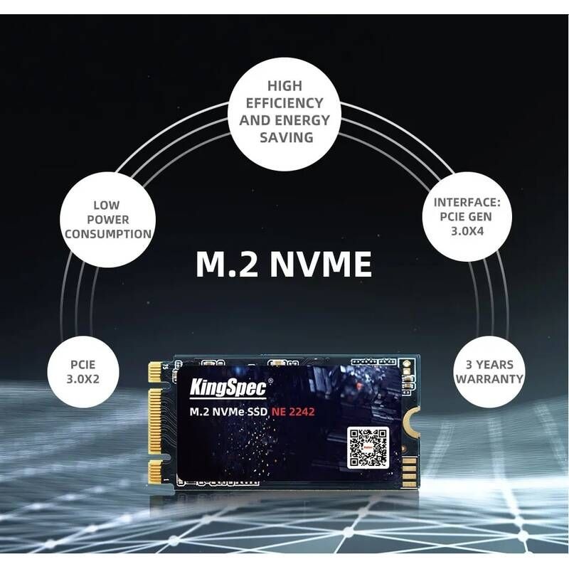 UnKnown [해외] 노트북 SSD 에스에스디 M.2 2TB 1TB 하드 M2 NVMe PCIe 120GB 240GB 512GB 256GB 드라이브 m.2 2242 For Laptop Desktop ssd Hard disk Thinkpad