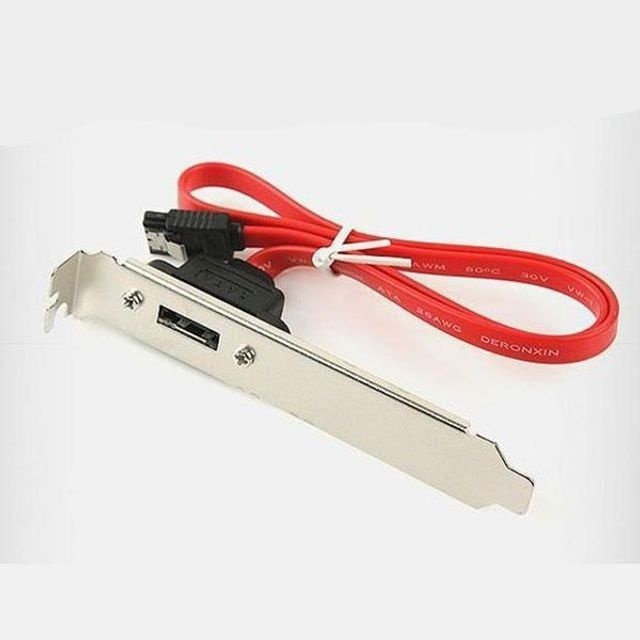 Coms SATA 변환 브라켓 eSATA 변환 1포트 젠더 30CM