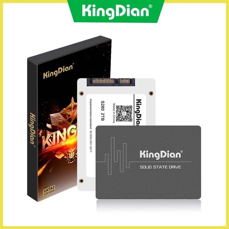 UnKnown [해외] 노트북 SSD 에스에스디 M.2 2TB 1TB 하드 KingDian-HDD 2.5 128/256/512gb 테라바이트 2 SATA3 컴퓨터 노트북용 내장 솔리드 스테