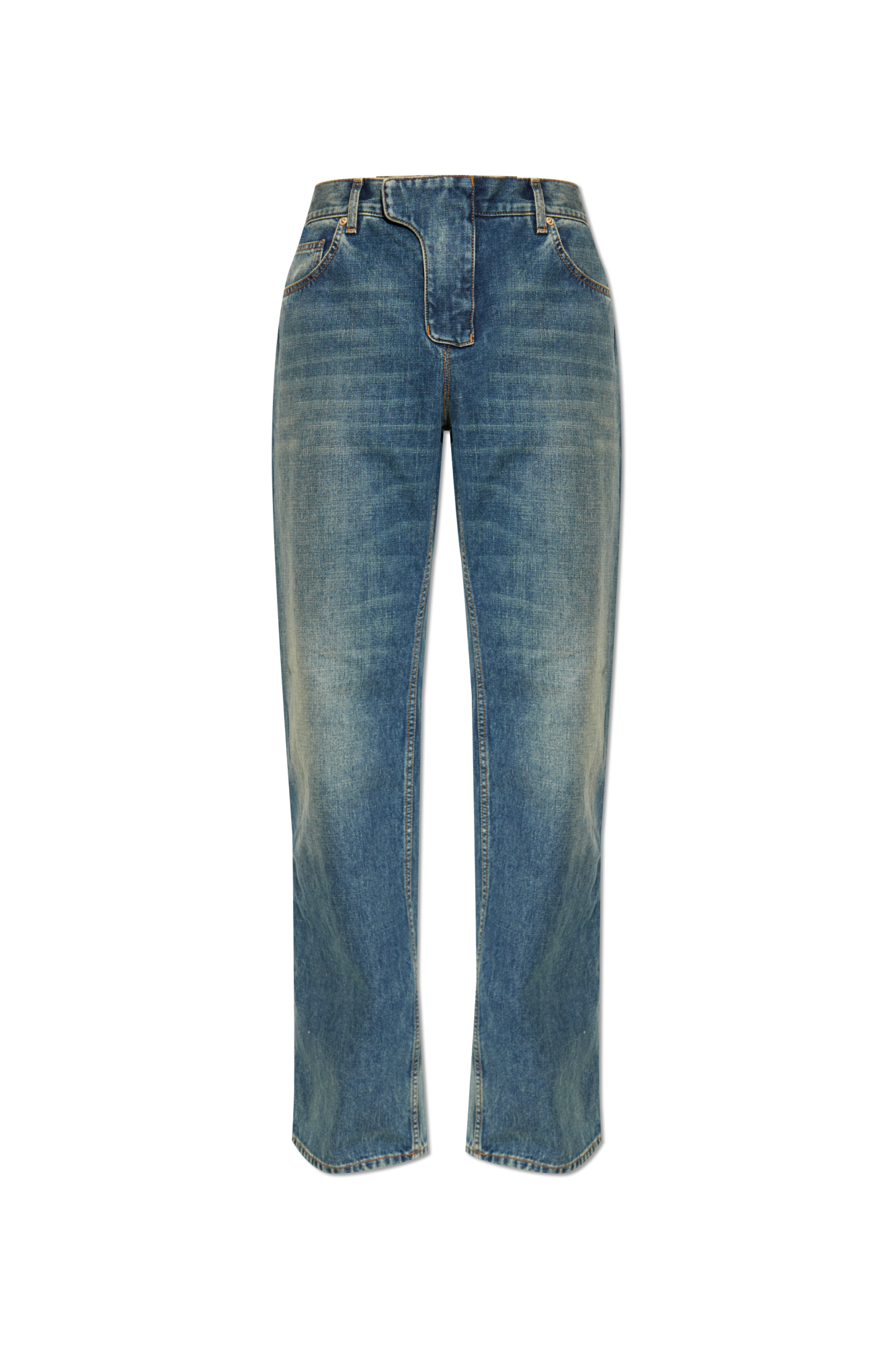 발망 25FW Balmain Straight-레그 jeans FH0MI100DG046EX