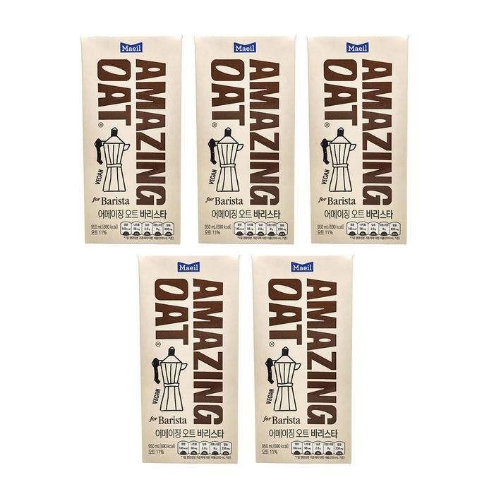 [매일유업] 어메이징 오트 바리스타 950ml 5개입 비건 오트음료 sw