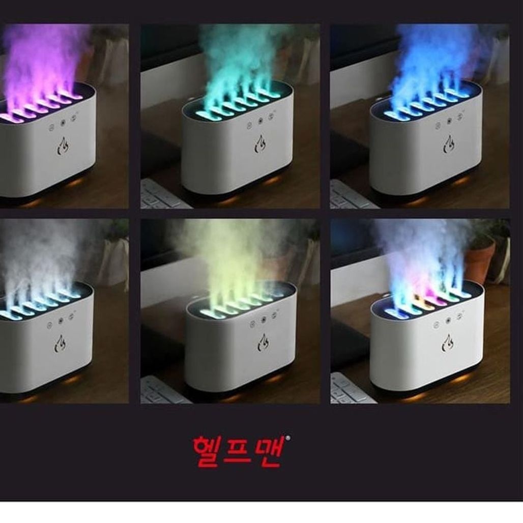 두두무역 헬프맨 무드등 대용량 가습기 900ml 다이나믹 [BOU31118]