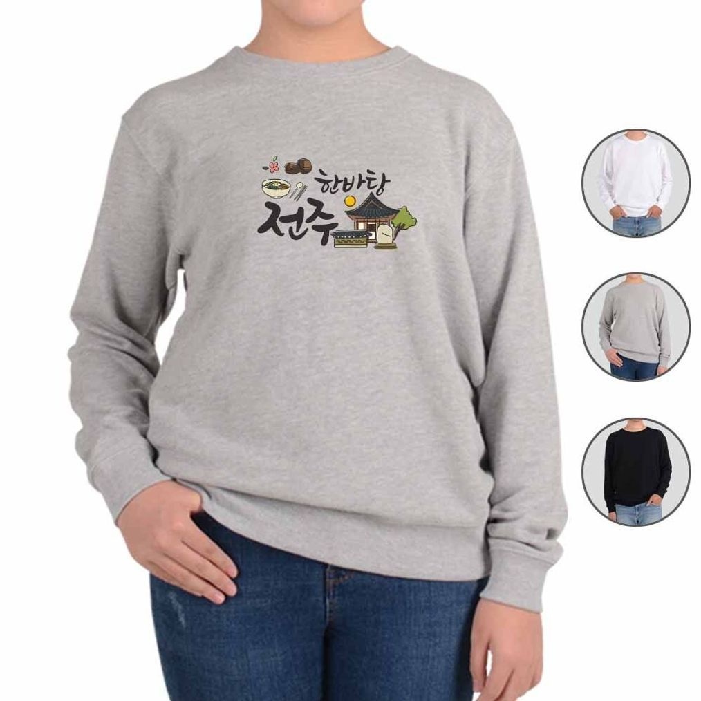 맨투맨 남여공용 국내여행 전주 한옥마을 [BNO21167]