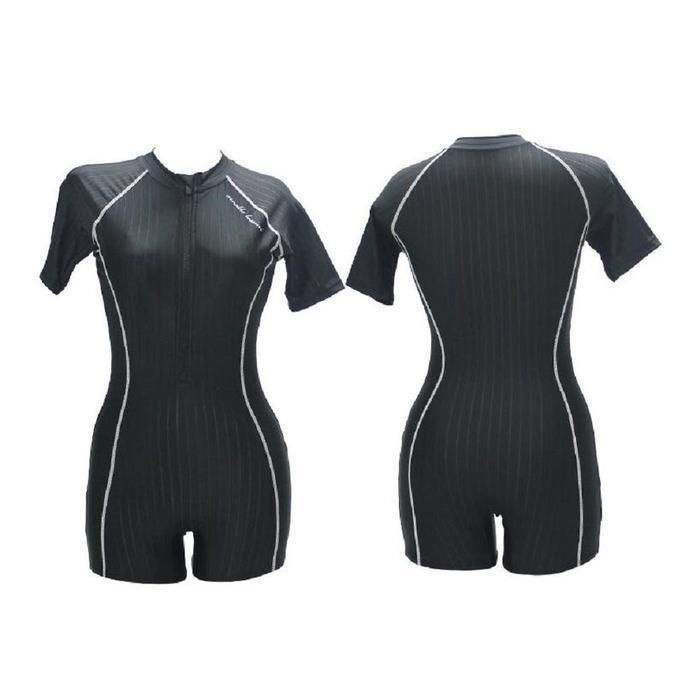 [패션플러스][주식회사 브이와이][JHN41162_53DR]바다 해변 반팔지퍼 여성수영복 AB502 (32773839A)