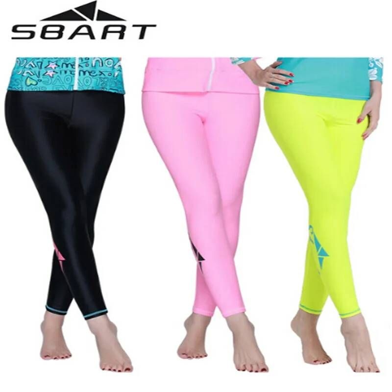 UnKnown [해외] 여성 집업 여자 래쉬가드 브라탑 SBART-뉴 피트니스 러쉬 가드 바지 여성용 긴 수영 Jammers 레깅스 수영복 UPF50 + 래