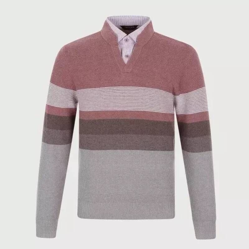 인디안 한기장 이중에리 니트 MITBP5SC42123 1019418