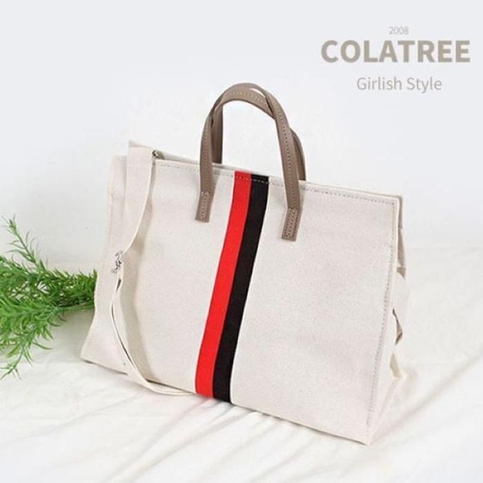 [패션플러스][주식회사 브이와이][JHL7P3R5_51IL]스트라이트 라인 디자인 토트백 1910 (29903352A)