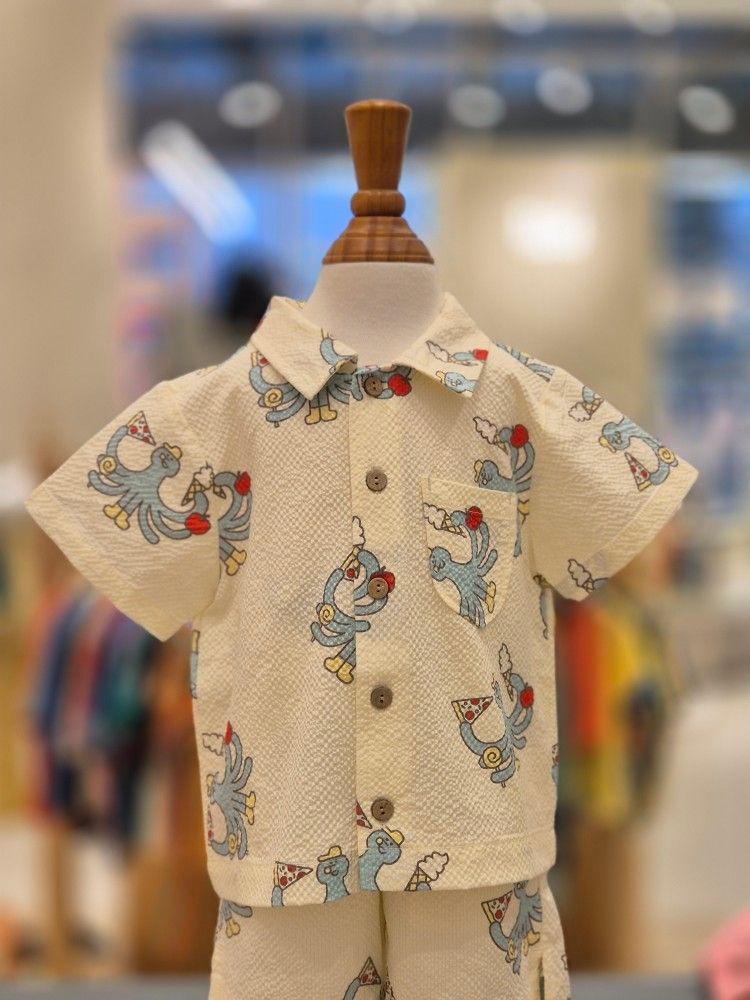 [롯데백화점] 리틀그라운드 [리틀그라운드]문어시어서커티셔츠(75311-322-01) LE1221376840