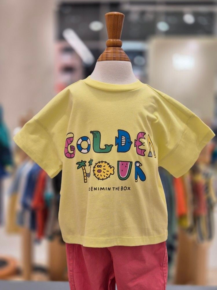 [롯데백화점] 리틀그라운드 [리틀그라운드]골드아워반소매티셔츠(75311-332-06) LE1221375761