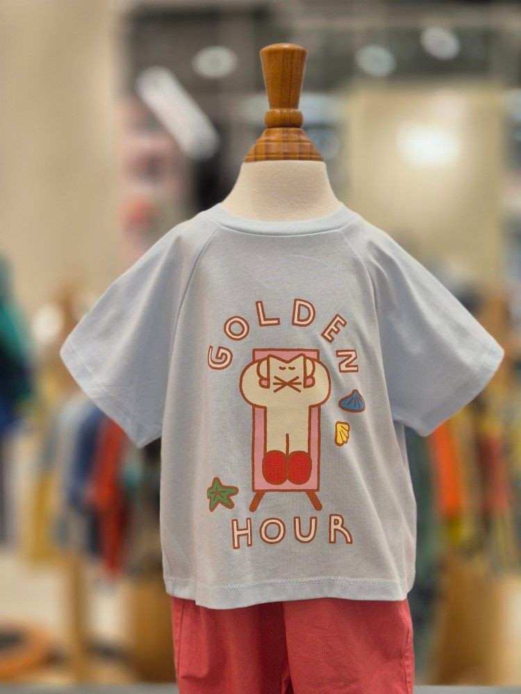 [롯데백화점] 리틀그라운드 [리틀그라운드]골든아워레글런티셔츠(75311-332-07) LE1221375973