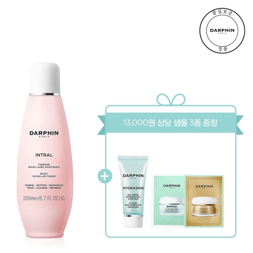 [롯데백화점] 달팡 [단독][13,000원 상당 샘플 3종 증정] 인트랄 미셀러 토너 200ml 세트 LE1209694785