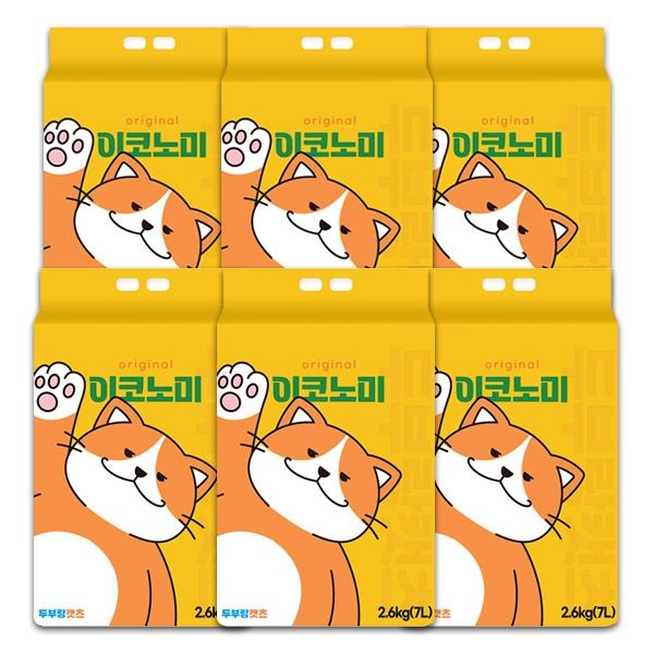 두부랑캣츠 이코노미 오리지날 7L x 6개