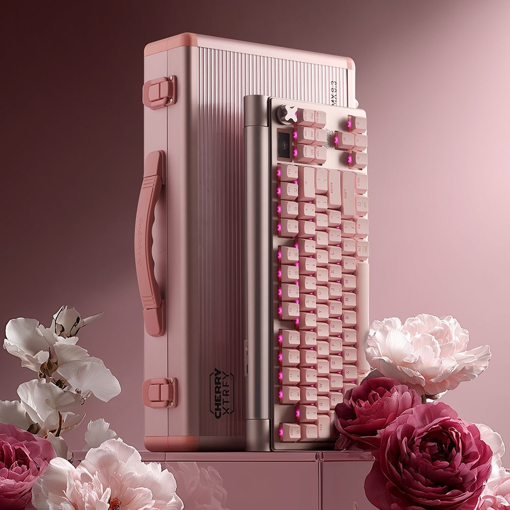 체리키보드 체리 엑스트리파이 MX 8.3 TKL 8K 무선 키보드 (핑크, Petal MX2A)