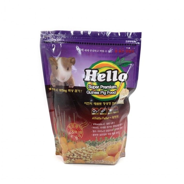 ㈜펫코 고퀄리티   설치류사료 기니피그 1.1Kg 소동물 사료 소동물주식 설치류 성토용 기니픽 기니픽사료 주식