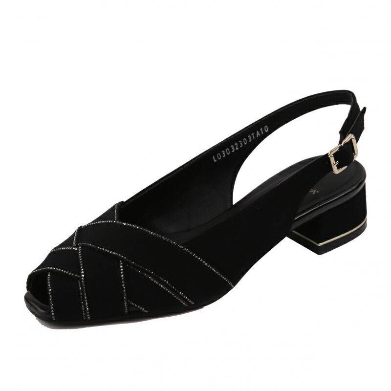 소다 <매장정품> SODA 소다 여성 스텔라 오너먼트 포인트 슬링백 ALO303 TA10_ARLT 흑색 (3cm) 1354448