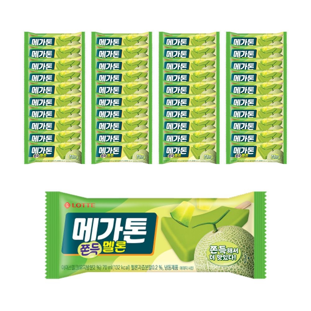[롯데백화점] 롯데웰푸드 메가톤 쫀득 멜론 x40개 LE1221335757