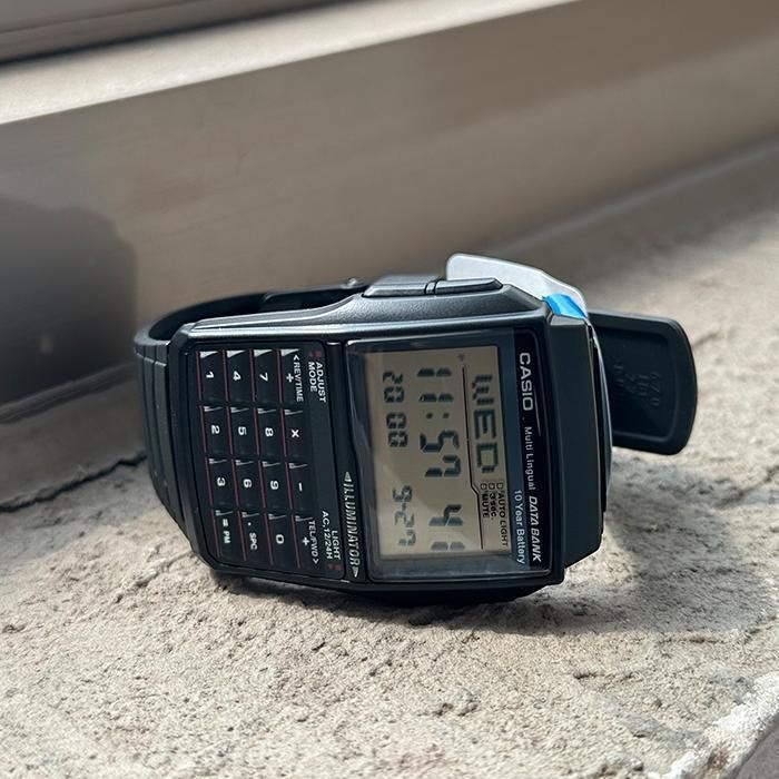 [패션플러스][카시오]카시오 DBC-32-1A 공용 우레탄 데이터 계산기 시계 (6544852B)