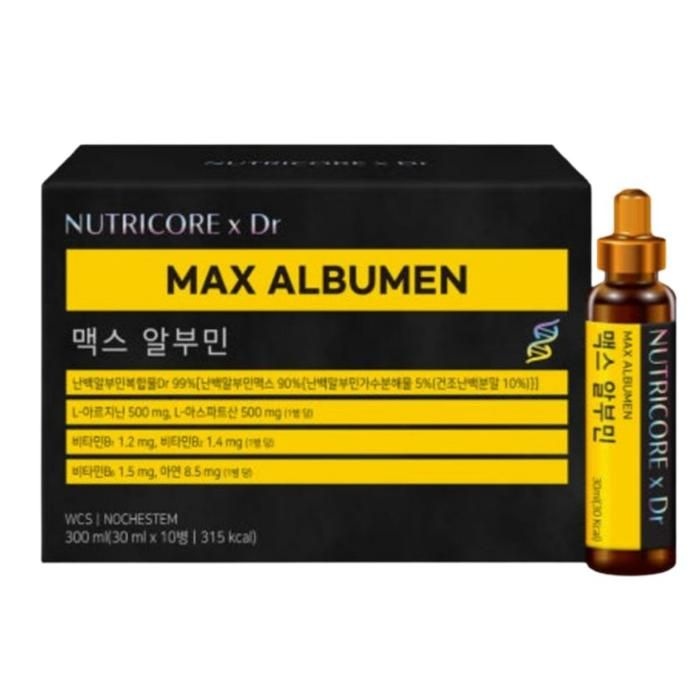 뉴트리코어 x Dr 맥스 알부민 30g, 10병 x 1개