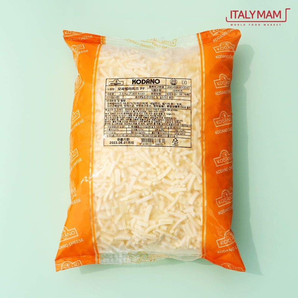 [오늘출발] 코다노 모짜렐라 피자치즈 PF 100% 2.5kg