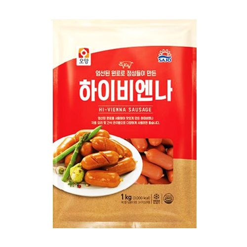 [롯데백화점]  [사조오양] 하이비엔나 1kg 냉장