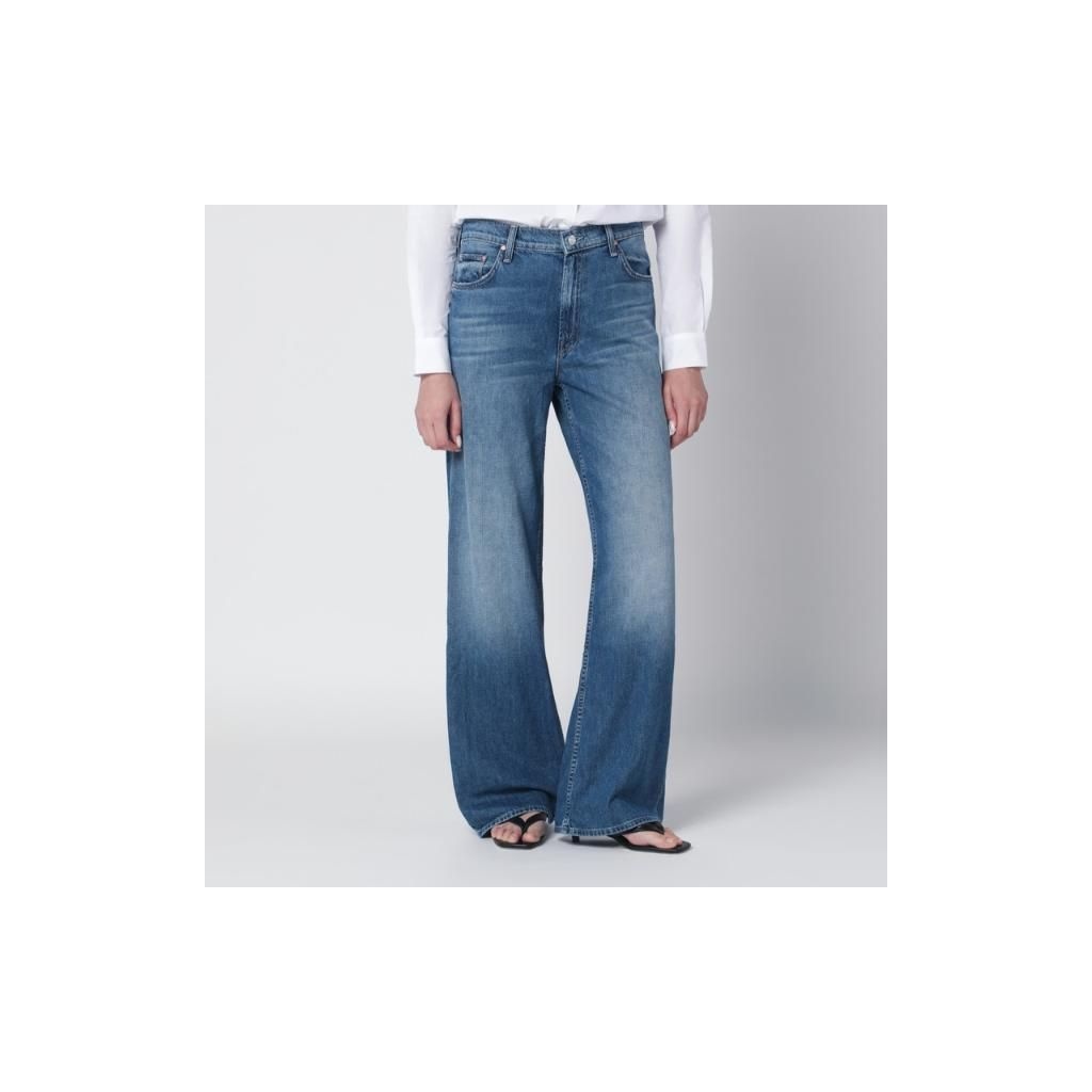 [해외] 마더 Hit Shuffle washed blue wide leg jeans 12488-1230CO/XM_MOTH-HUF_311-27 Blue  [관부가세포함]