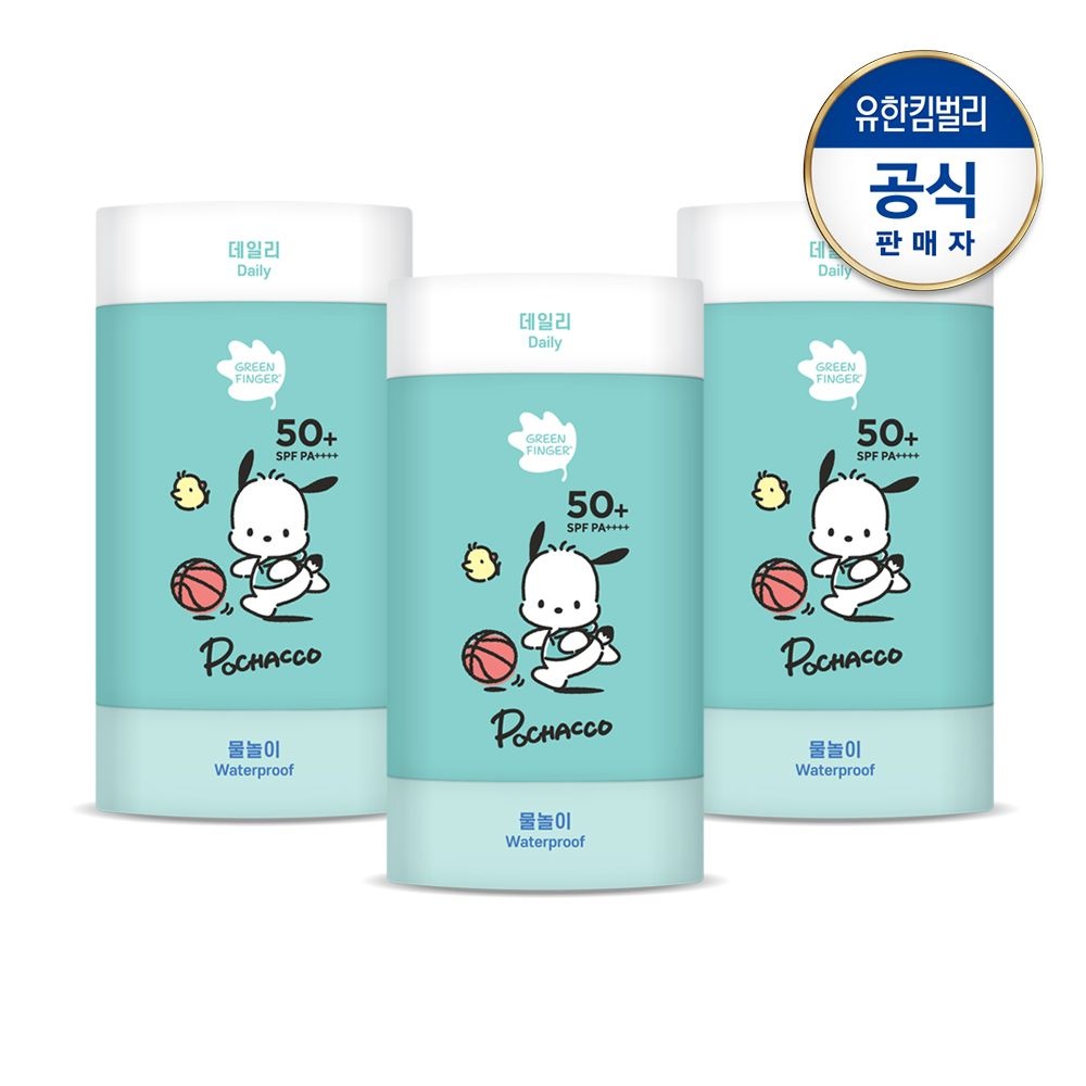 그린핑거 포차코 데일리&물놀이 2in1 선스틱 22gX3