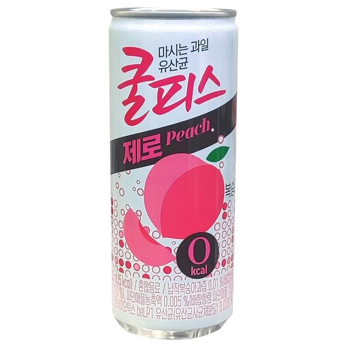 쿨피스 제로 복숭아 230ml x 60캔