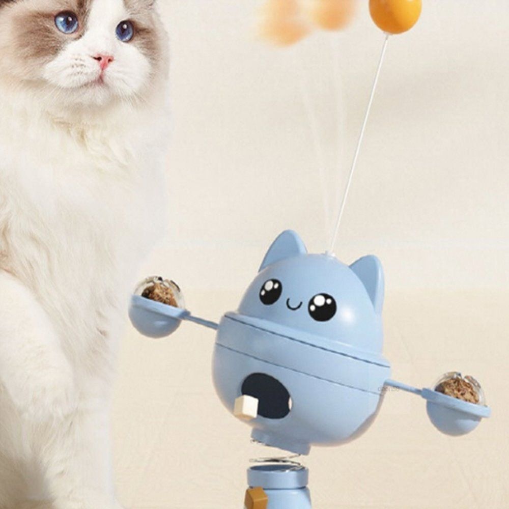 다온58 고양이 회전 스낵볼 장난감 사냥본능자극 캣워크 간식급여