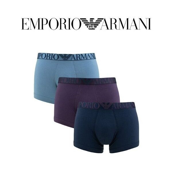 엠포리오알마니 / feelinner(병행수입) 엠포리오 아르마니 [엠포리오아르마니] STRETCH COTTON 로고밴딩 드로즈 4F726 75936