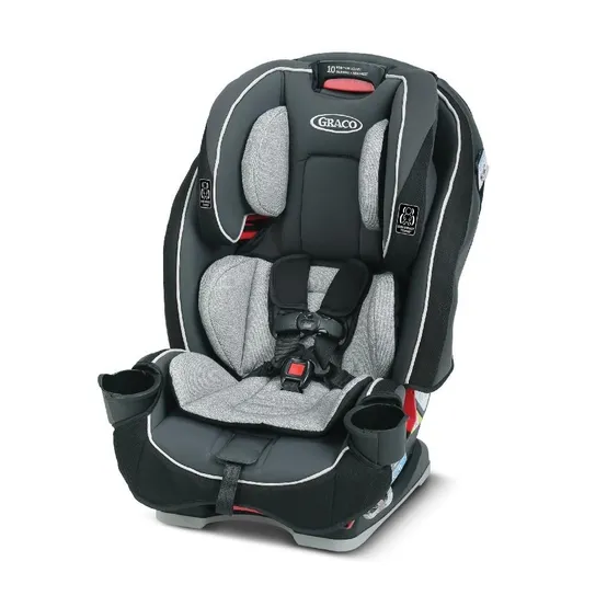 Graco SlimFit 3-in-1 컨버터블 카시트  초공간 절약형 디자인 Darcie 후방 및 전방에 적합 10위치 