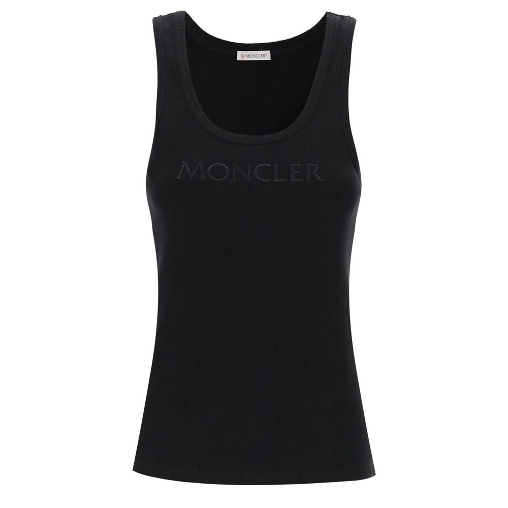 몽클레르 여성 민소매 탑 블랙 8P00006 89AK6 999