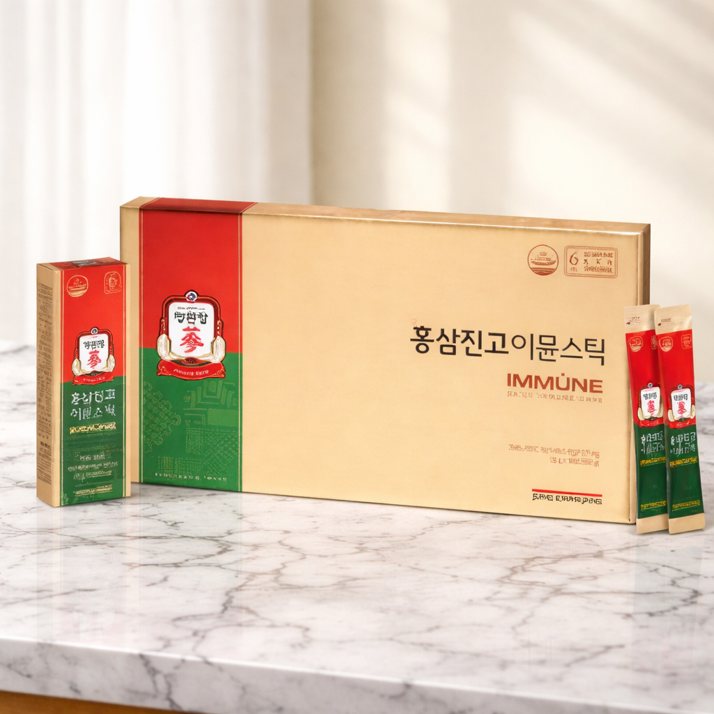 홍삼진고 이뮨 스틱 홍삼 스틱 선물 세트 + 쇼핑백 / 7세트