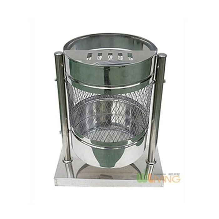 [패션플러스][주식회사 브이와이][JHQRJRU4_4B]스텐 휴지통 재털이겸용(450x830/110L) (24042631A)