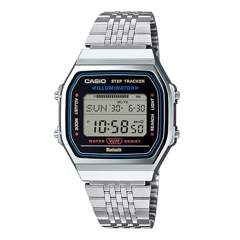 [해외] 카시오 손목시계 카시오 컬렉션 일본 내 정규품, 블루투스 탑재 ABL-100WE-1AJF 남성용 실버