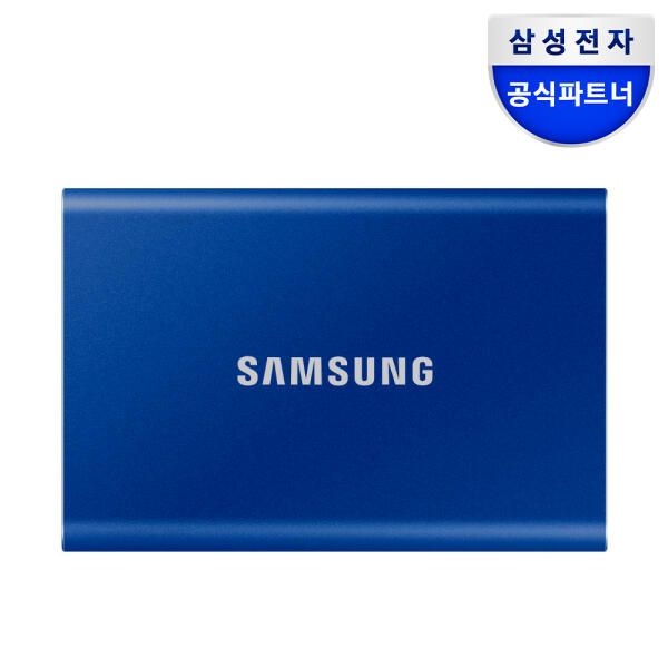 삼성전자 아트박스/삼성전자 삼성전자 외장 SSD T7 1TB 블루 MU-PC1T0H/WW 파우치 증정
