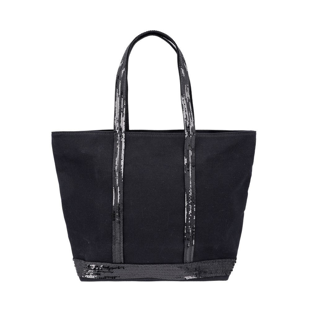 바네사브루노 가방 0PVE01 V40378 999 카바스 스팽글 캔버스 미디움 여성토트백 당일발송