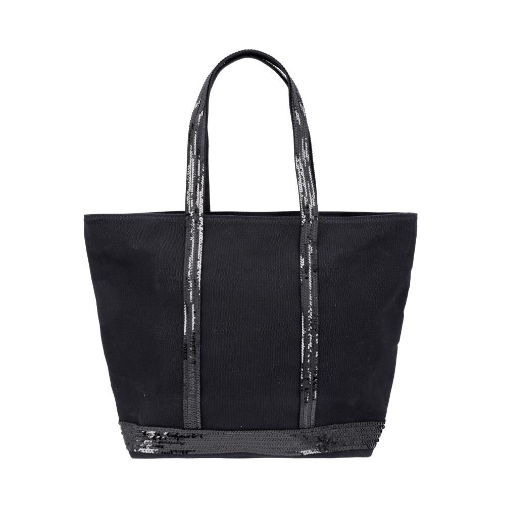 바네사브루노 가방 0PVE01 V40378 999 카바스 스팽글 캔버스 미디움 여성토트백