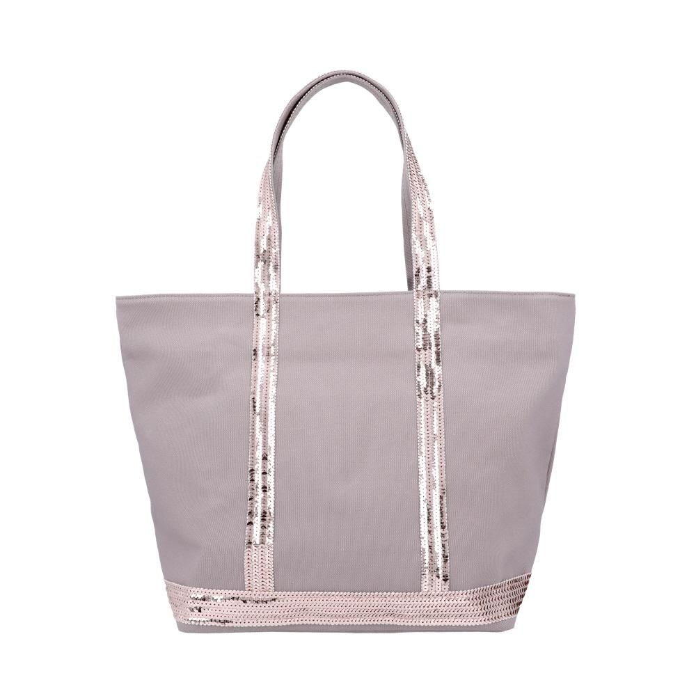 바네사브루노 가방 0PVE01 V40378 413 카바스 스팽글 캔버스 미디움 여성토트백