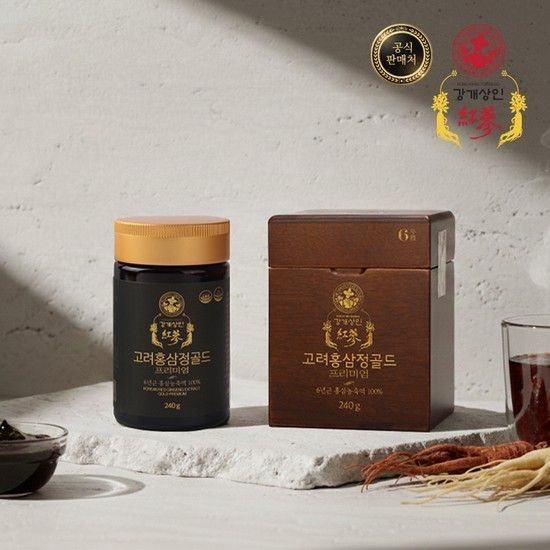 강개상인 프리미엄 홍삼정골드(240g) 6년근 강화도 홍삼 외 무첨가
